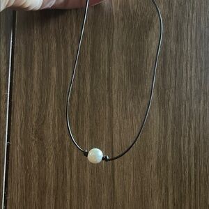 Elegant Black and White Pearl Necklace